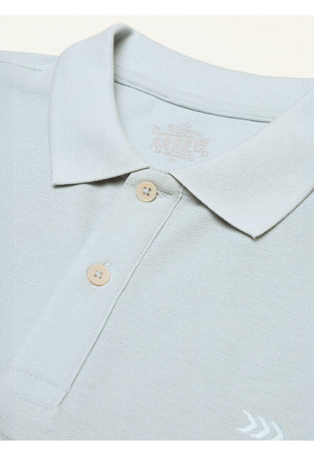 Polera Pique Regular Fit Celeste Arrow PO34030CE-4