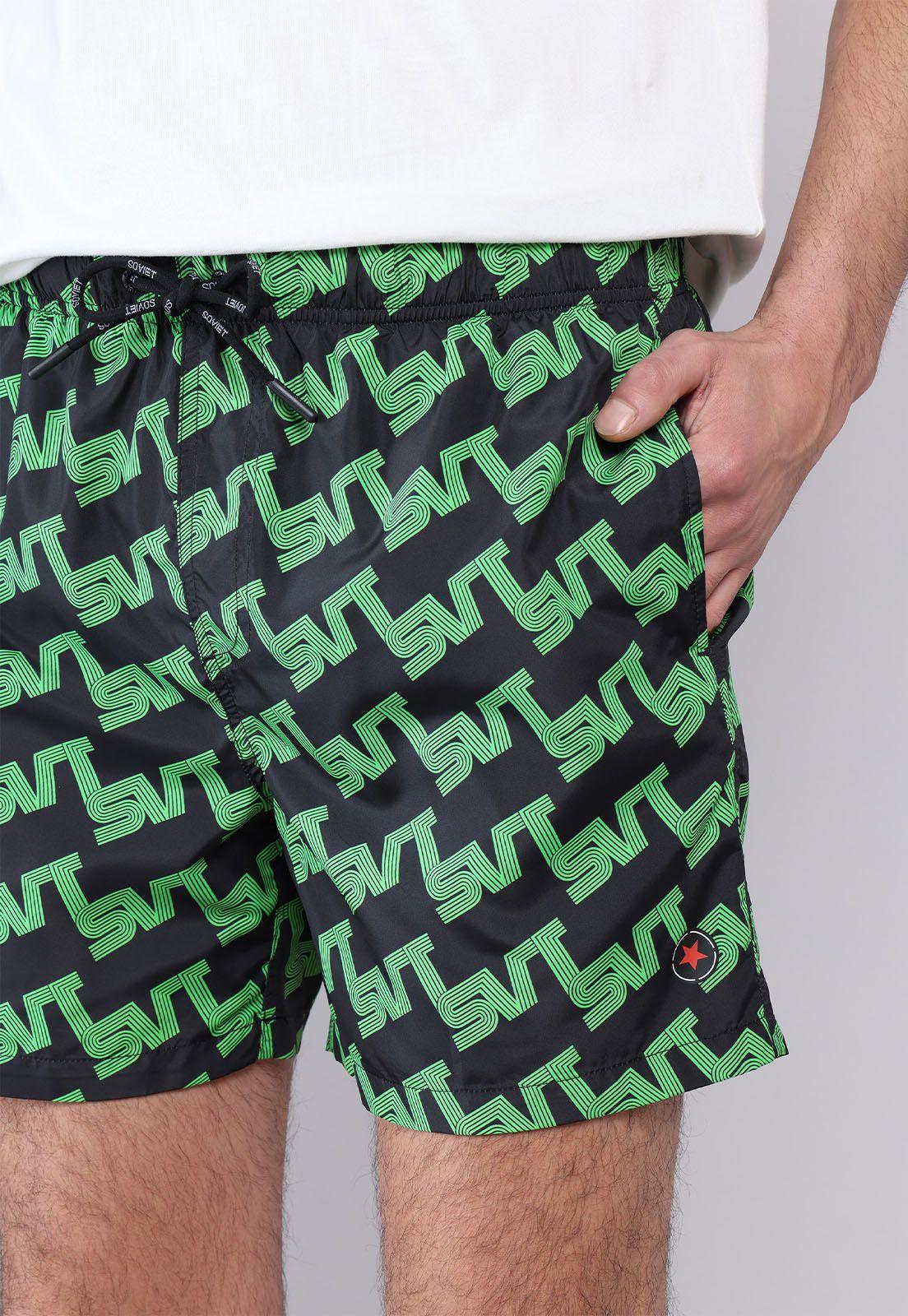 Short de Baño Print Soviet CVSHC98NE-2