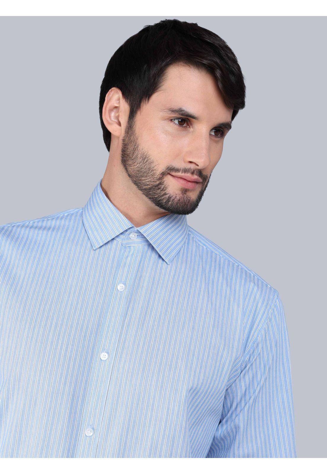 Camisa Formal Spandex Tailored Fit Celeste Arrow ARM0522CE-3