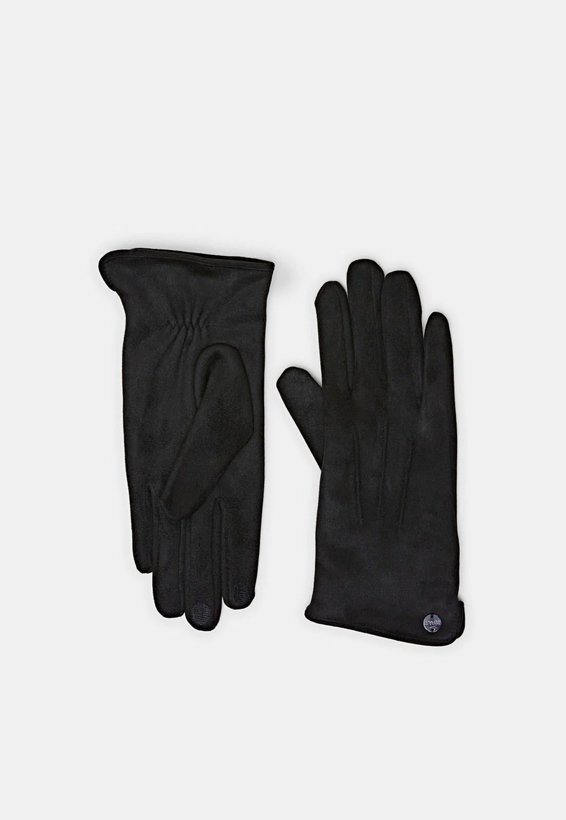Guantes Con Acabado Aterciopelado Mujer Esprit-0