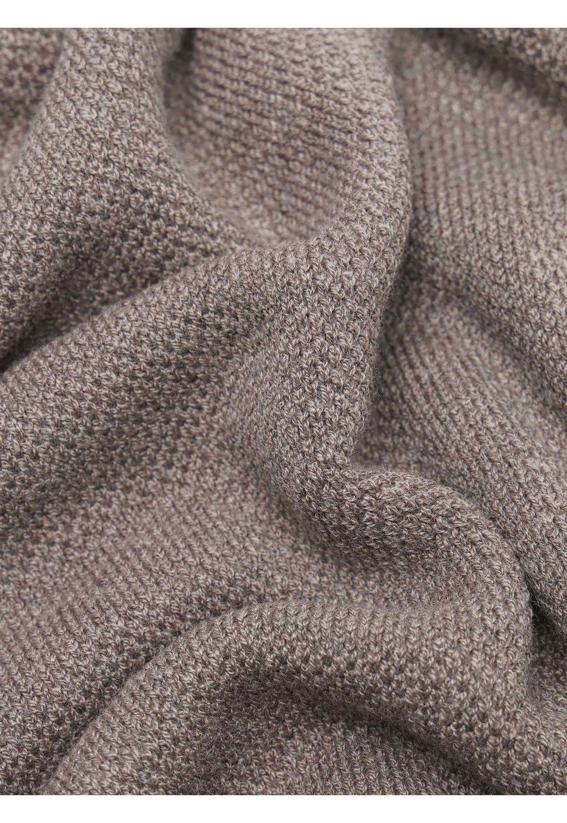 Sweater Cuello Cruzado Regular Fit Café Arrow SW3360PCA-5