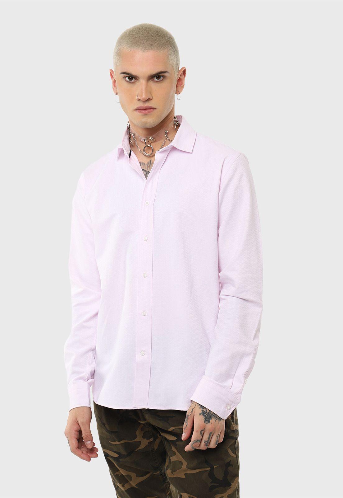 Camisa Casual Manga Larga Soviet-0