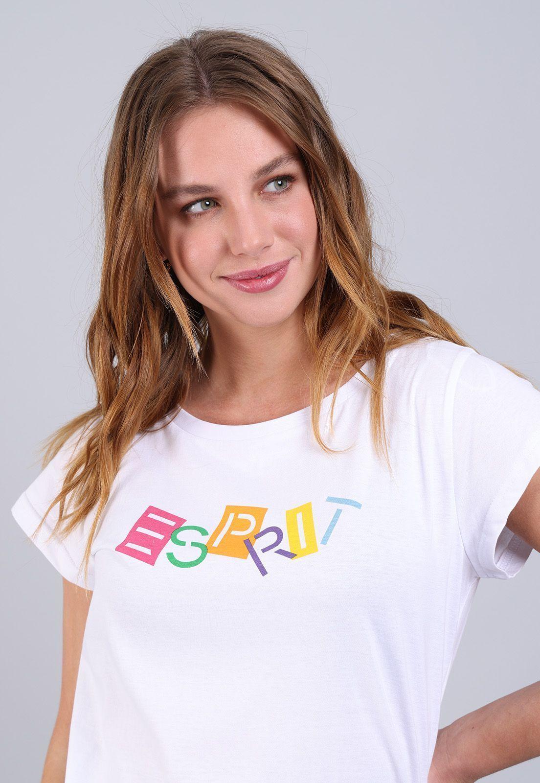 Polera Mujer Manga Corta Estampada Esprit-2