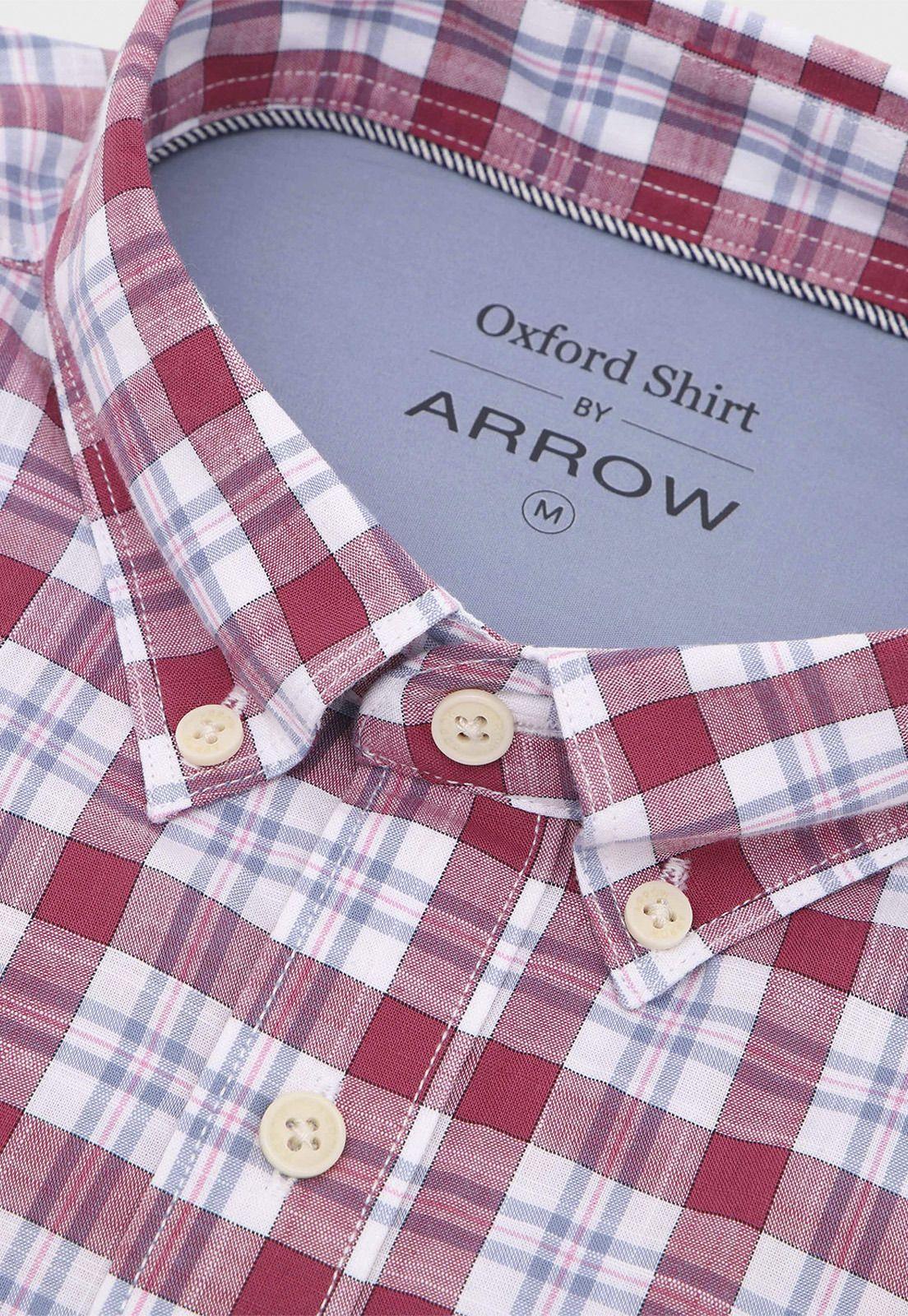 Camisa Oxford Escocesa Arrow-1