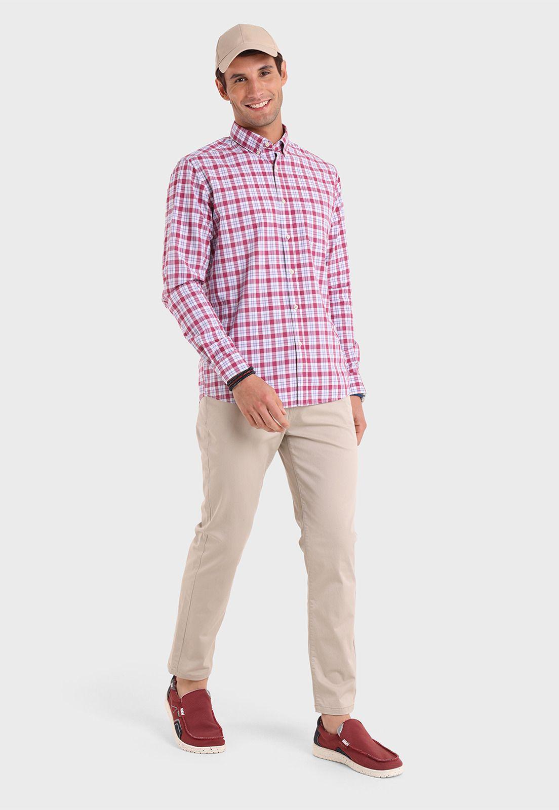 Camisa Oxford Escocesa Arrow-4