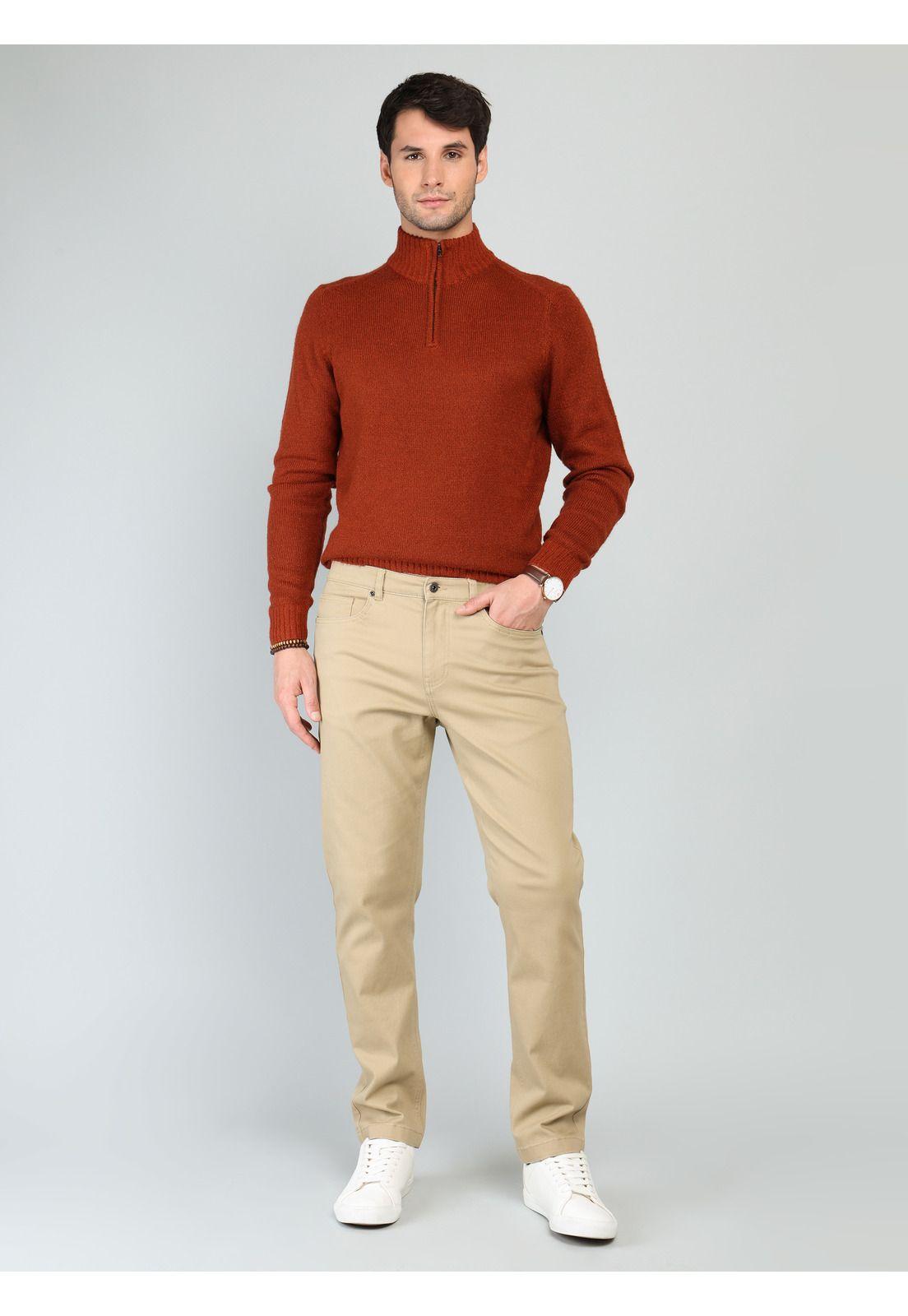 Pantalón 5 Pocket Spandex Regular fit Beige Arrow PA33031BE-3