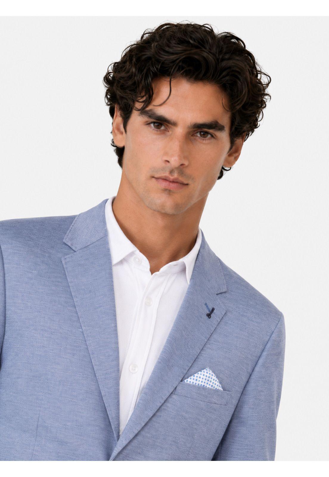 Blazer Flex Fantasía Tailored Fit Celeste Arrow 5035023CE-2
