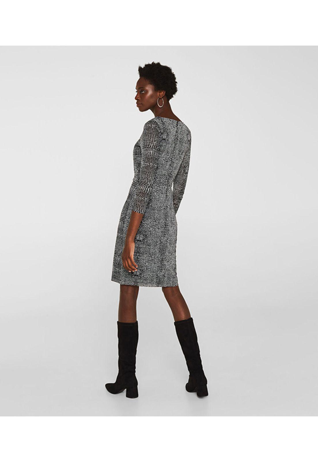 Vestido animal print-1