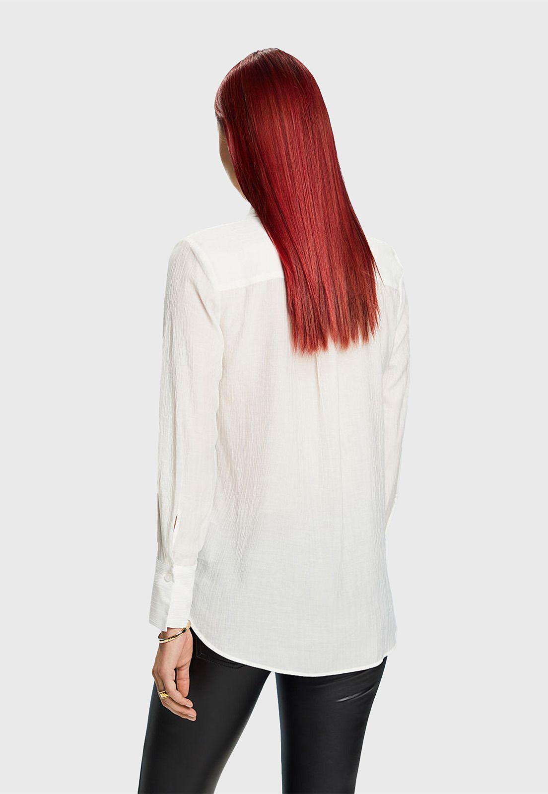 Blusa Manga Larga Arrugada Mujer Esprit-1