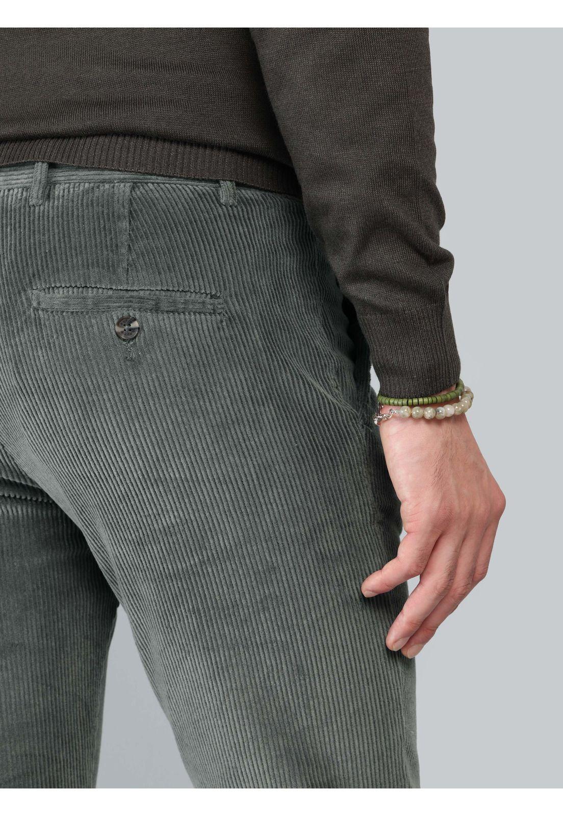 Pantalón Cotelé Spandex Regular Fit Verde Arrow PA33032VE-4