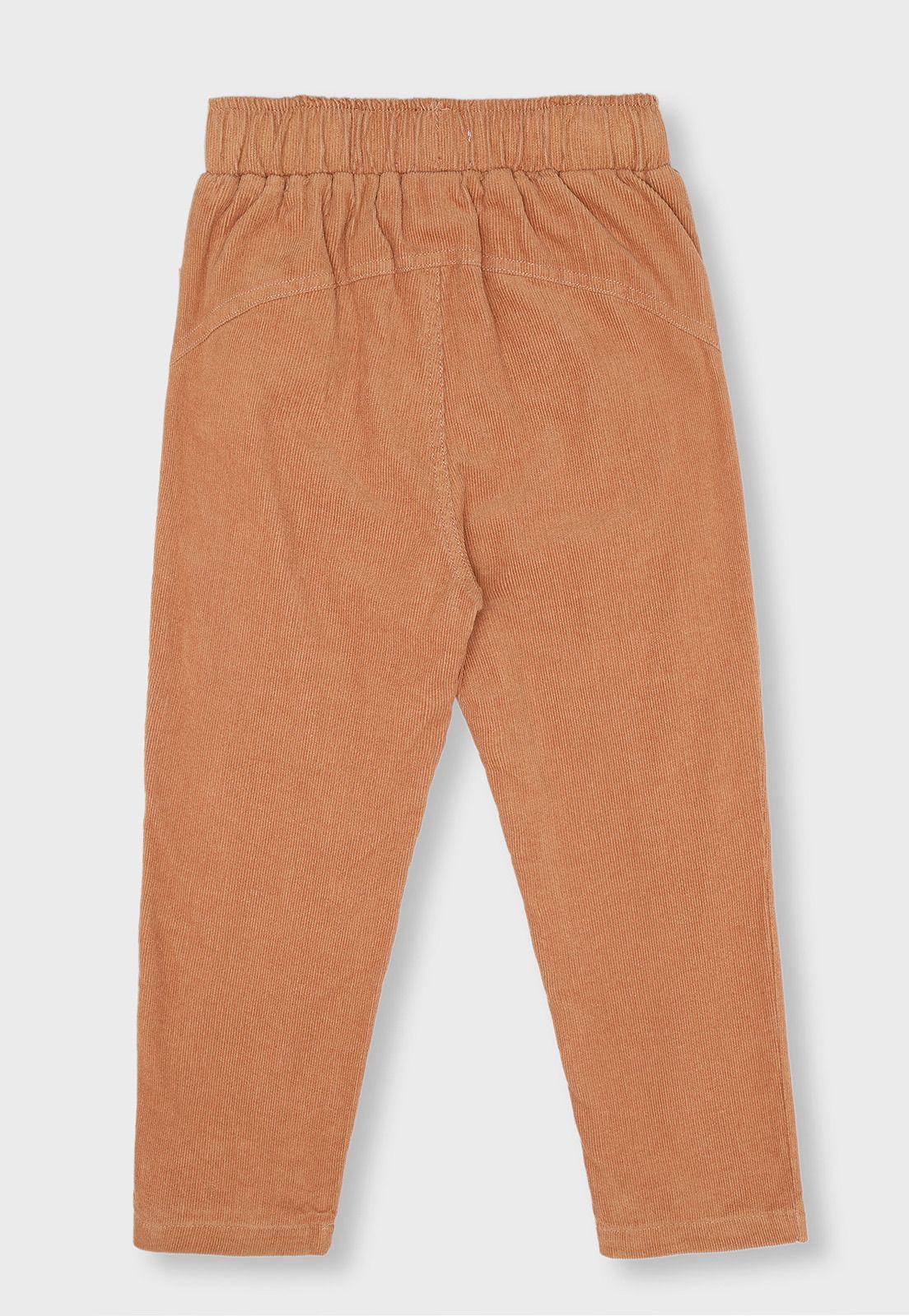 Pantalón Cotelé Forrado Niño Osito-1