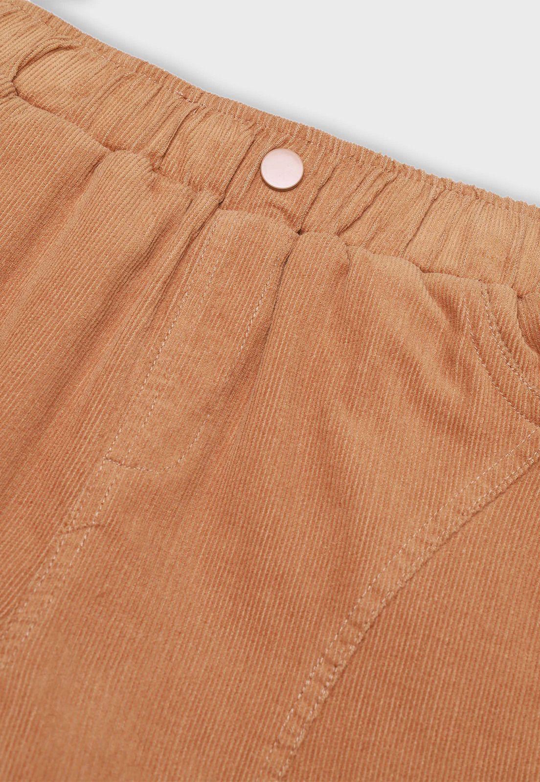Pantalón Cotelé Forrado Niño Osito-2