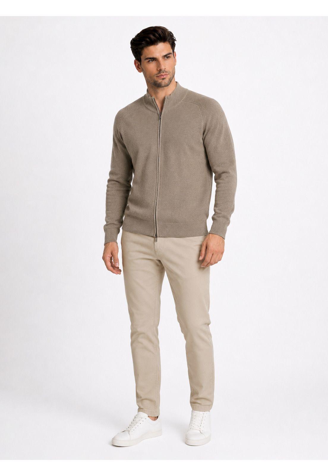 Sweater Cuello Alto Regular Fit Café Piero Butti PBDVI21CA-4