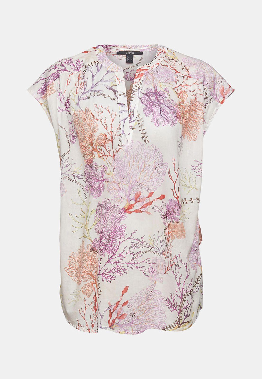 Blusa Ligera Con Estampado Esprit 062EO1F307-3
