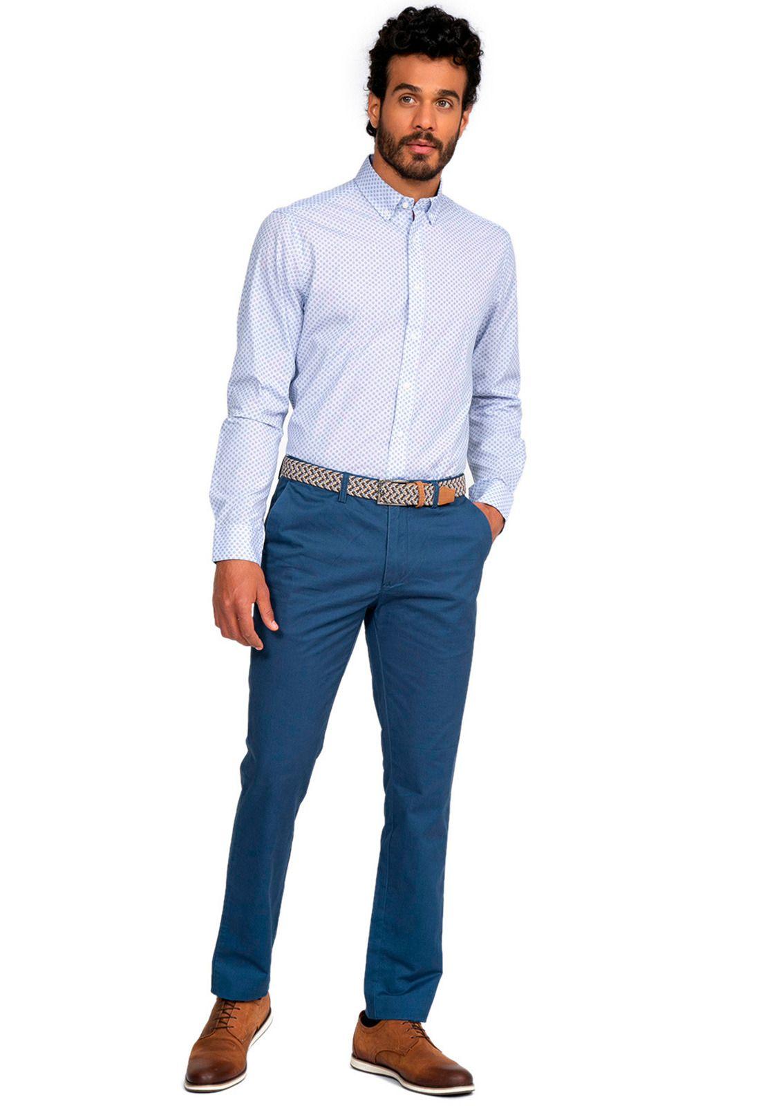 Camisa Sport Celeste-4