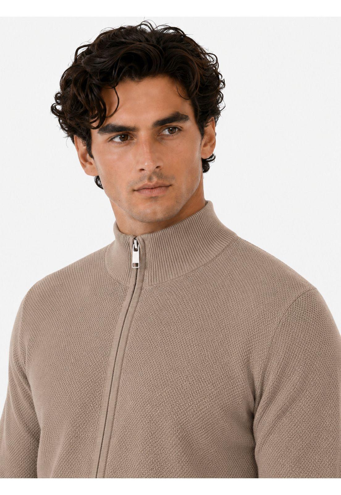 Sweater Cuello Alto Regular Fit Beige Arrow SW34091BE-2