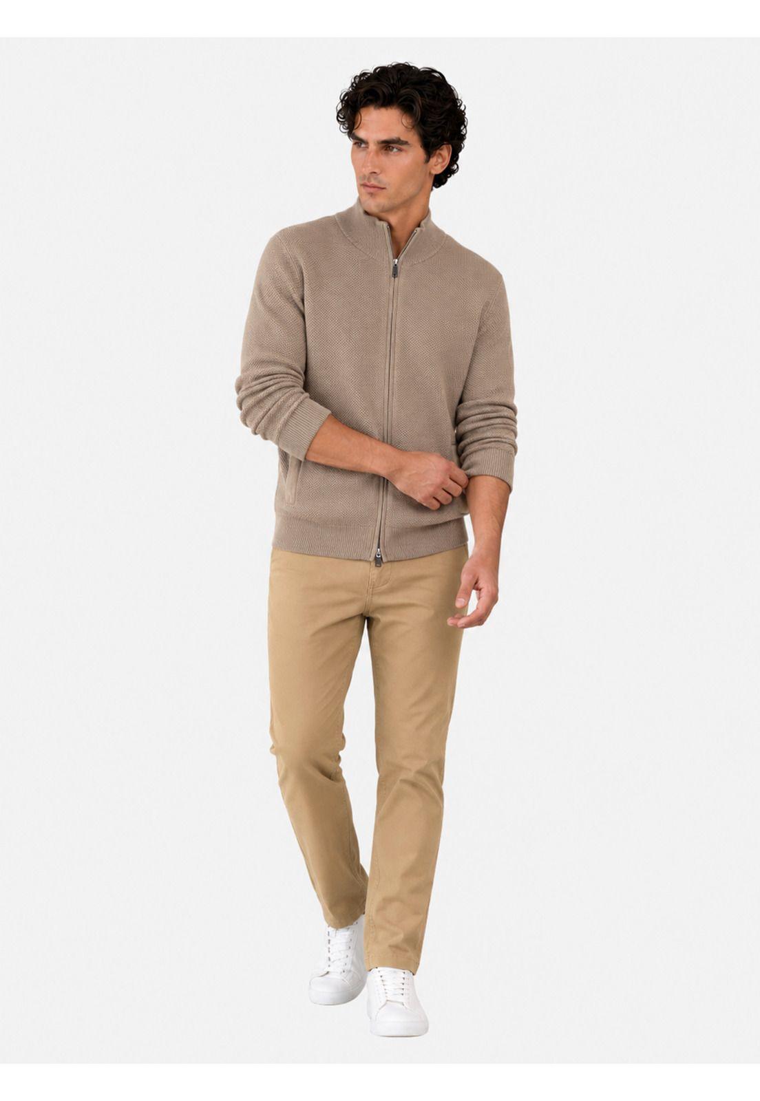 Sweater Cuello Alto Regular Fit Beige Arrow SW34091BE-3