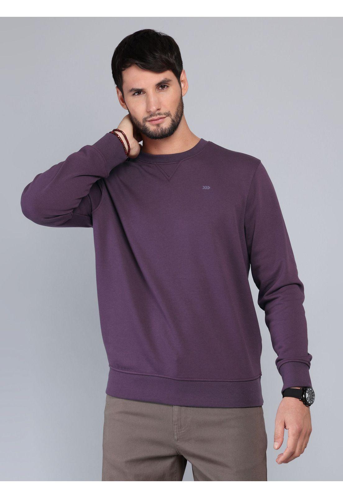 Polerón Cuello Redondo Regular Fit Burdeo Arrow PL33027BU-0