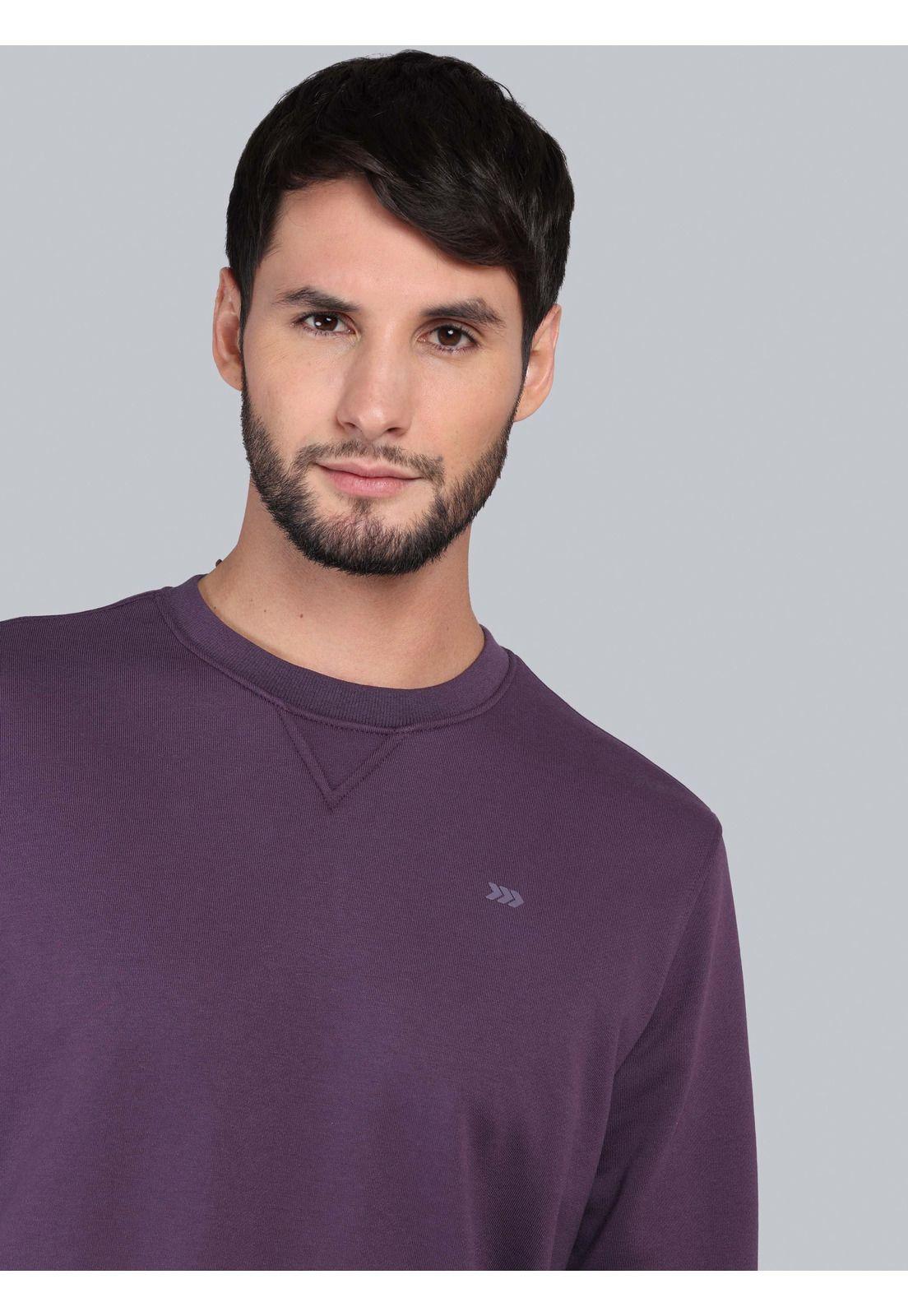 Polerón Cuello Redondo Regular Fit Burdeo Arrow PL33027BU-2