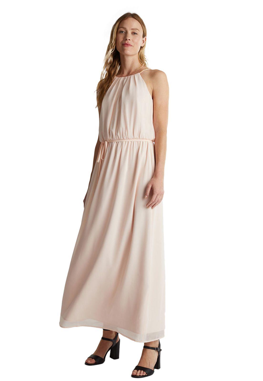 Reciclado: maxivestido en gasa-0