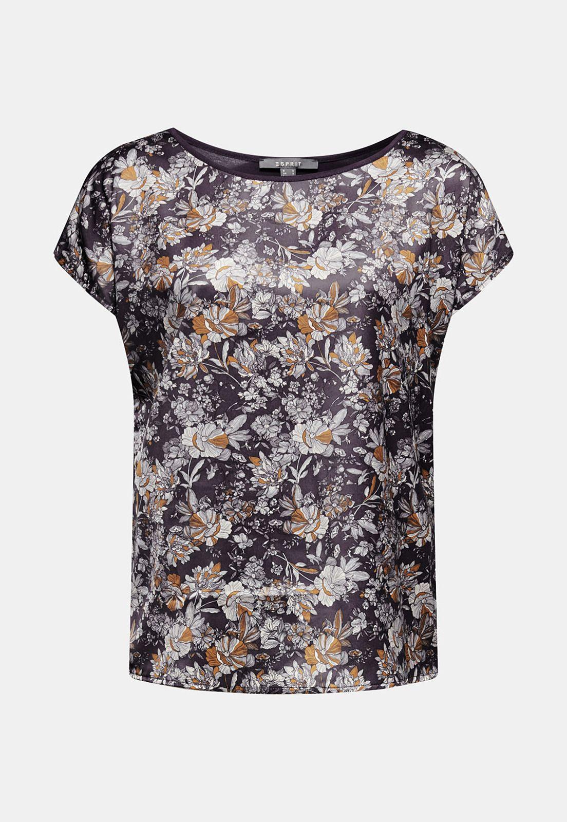 Polera con estampado de flores-8