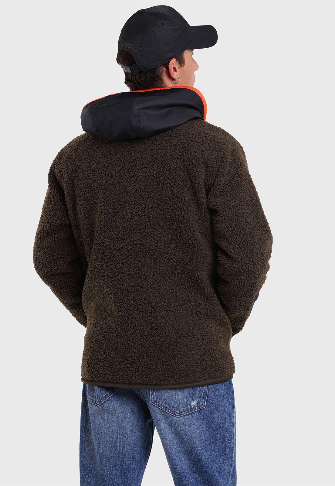 Chaqueta Sherpa con Gorro Hombre Soviet SJKH701OL-2