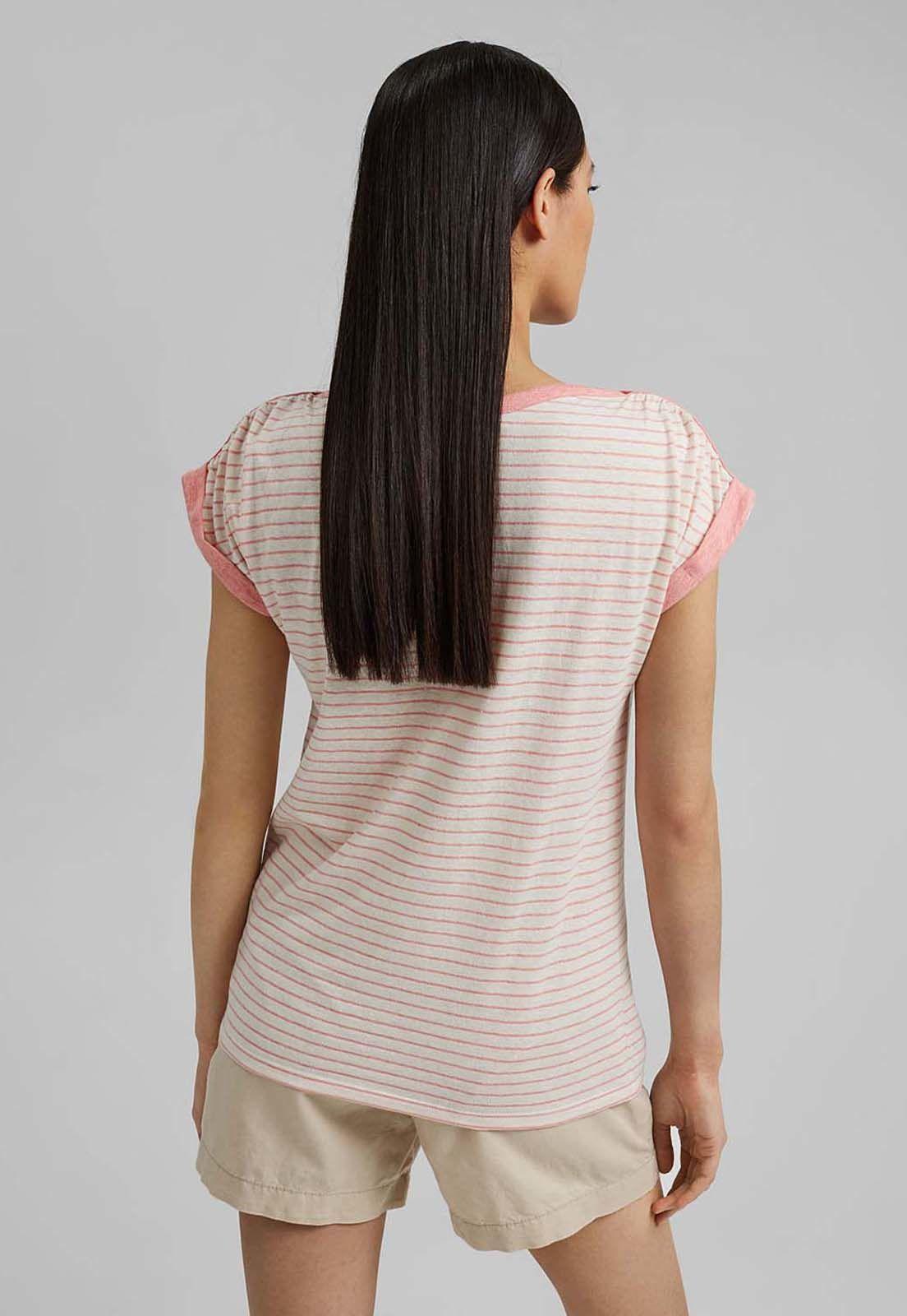 Polera Mujer Manga Corta A Rayas Esprit-9