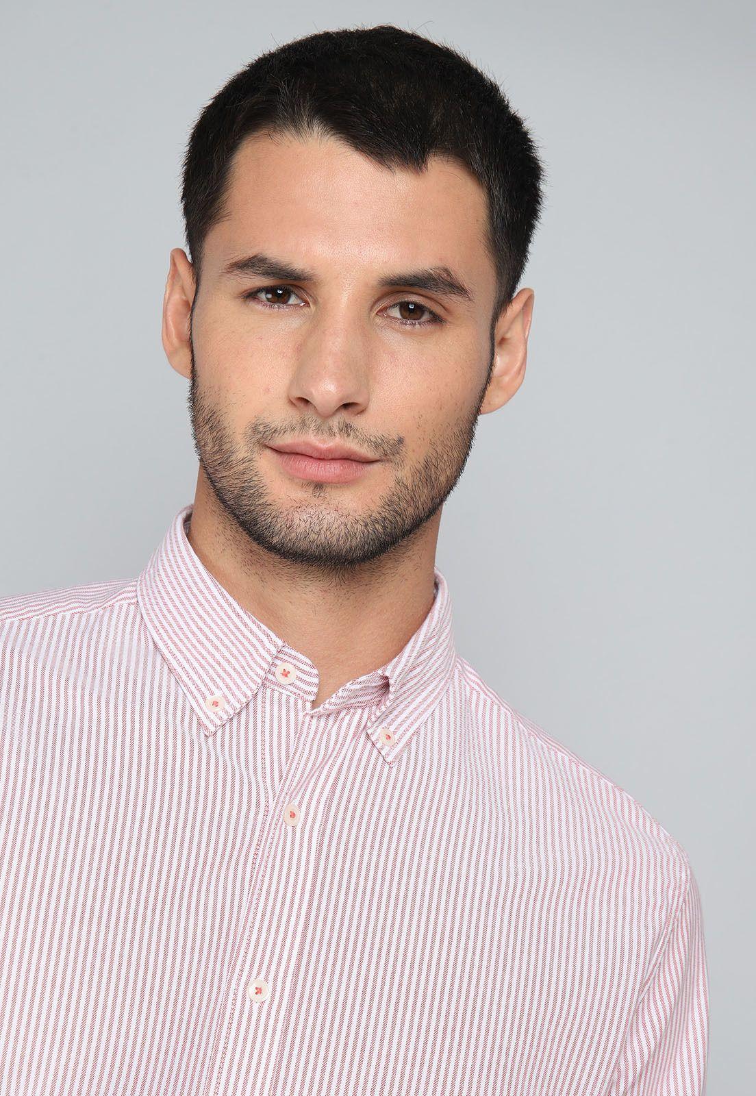 Camisa Oxford Spandex Arrow CM31002RD-2