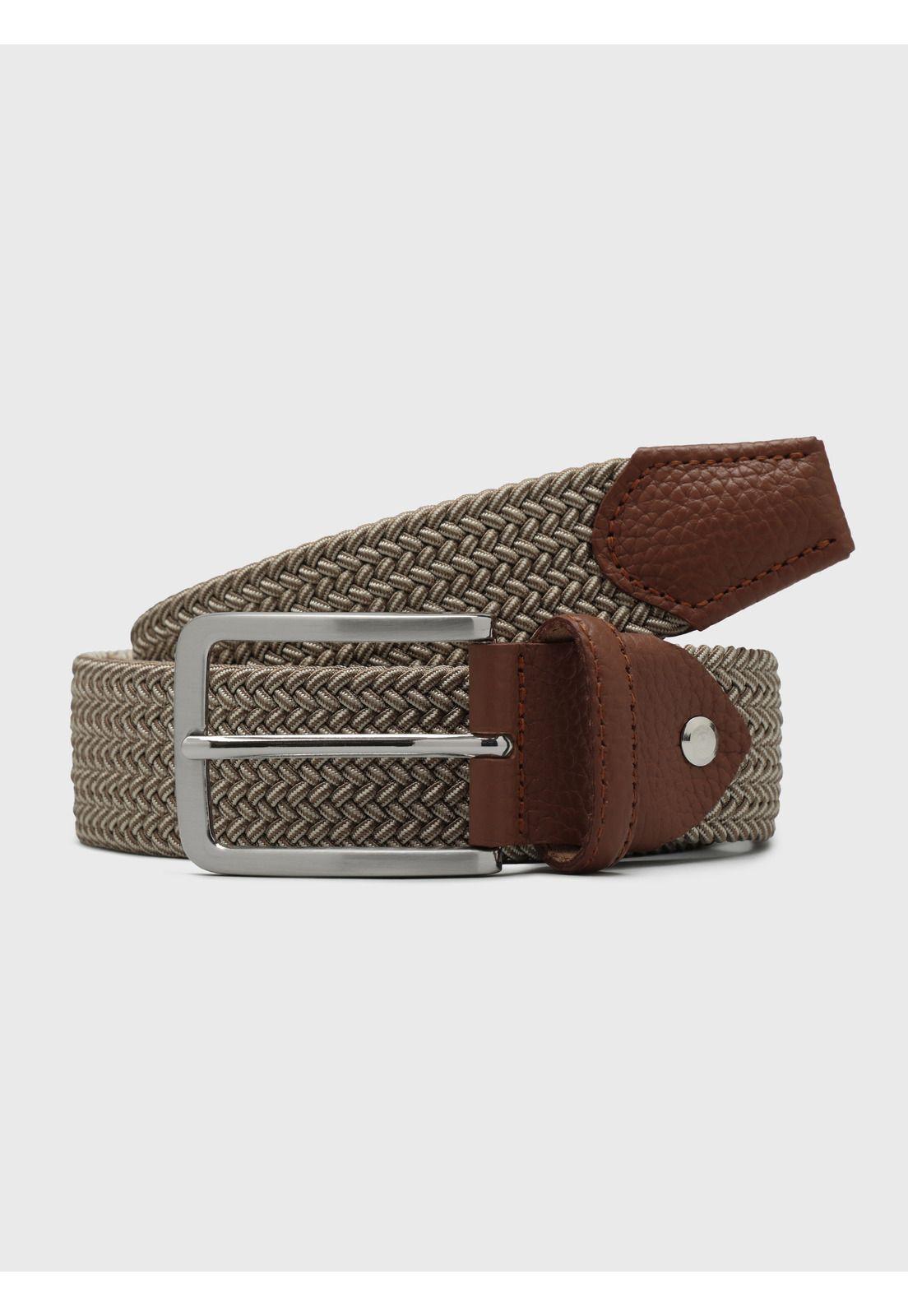 Cinturón Elástico Trenzado Beige Arrow CI28026BE-1