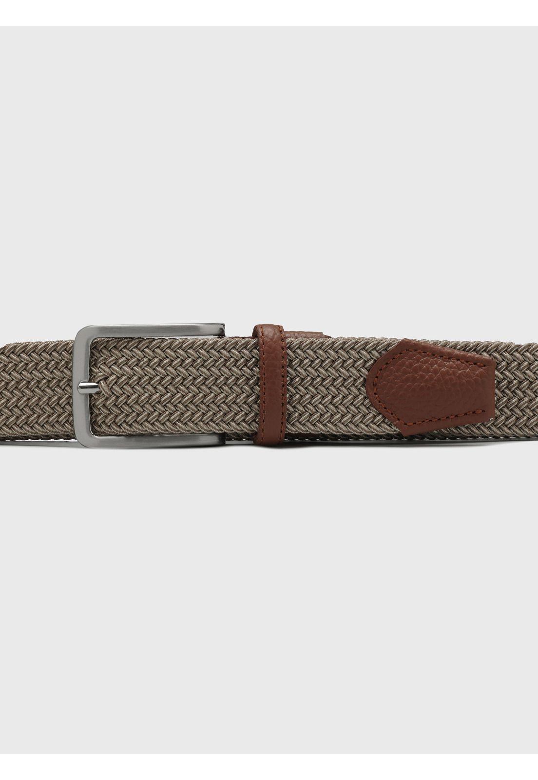 Cinturón Elástico Trenzado Beige Arrow CI28026BE-2
