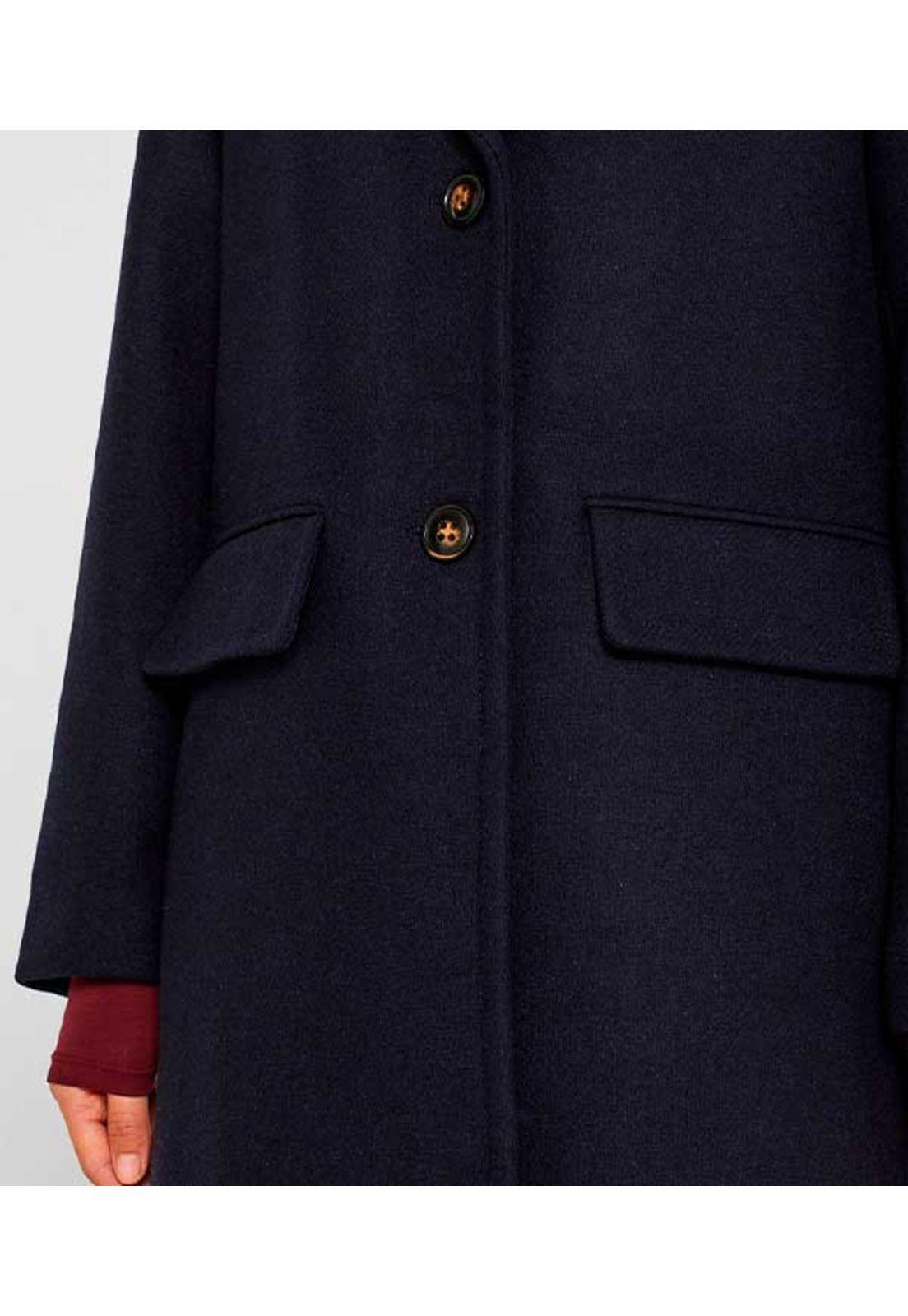 Abrigo tipo blazer con lana-5