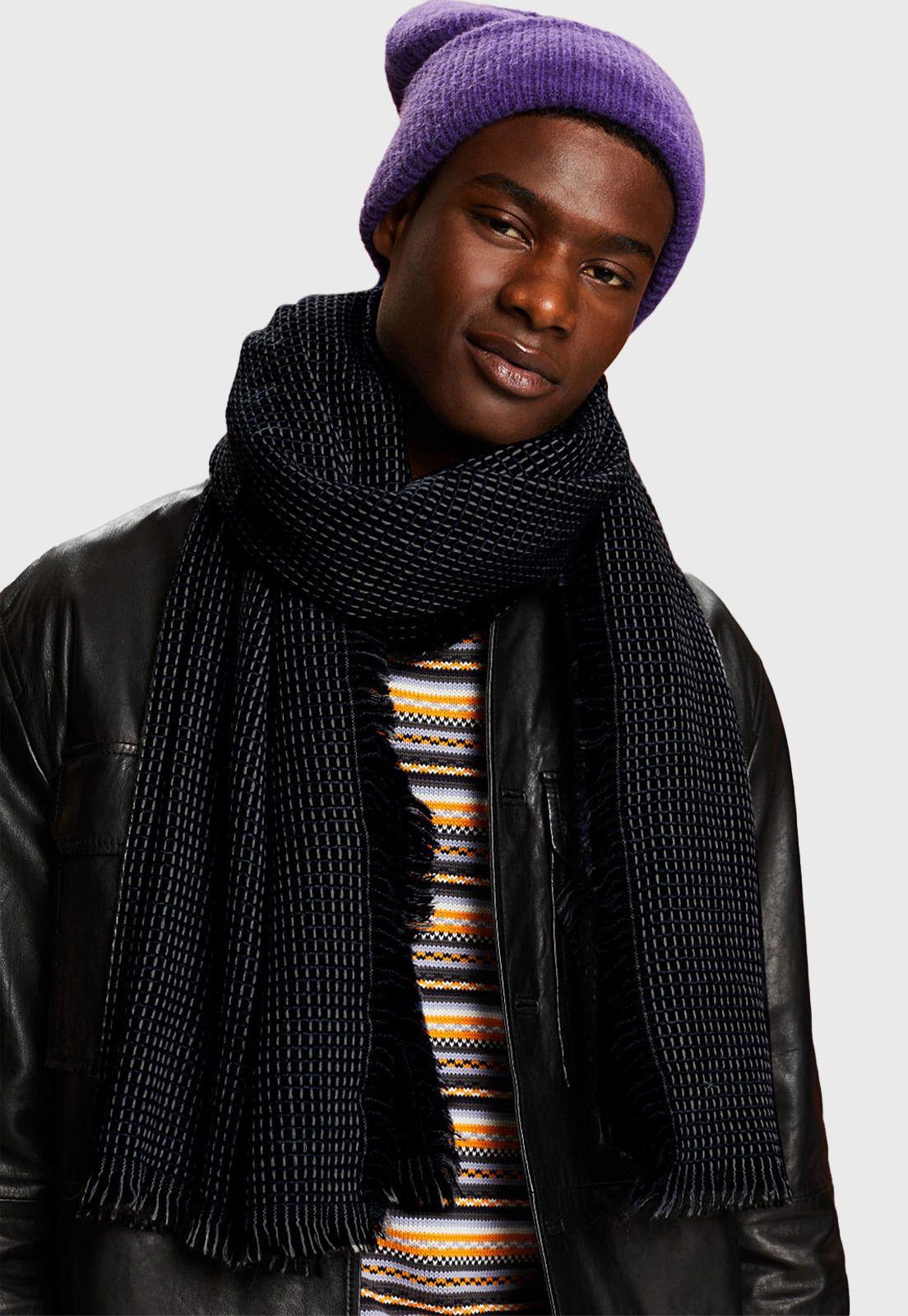 Bufanda De Punto Con Textura Hombre Esprit-0