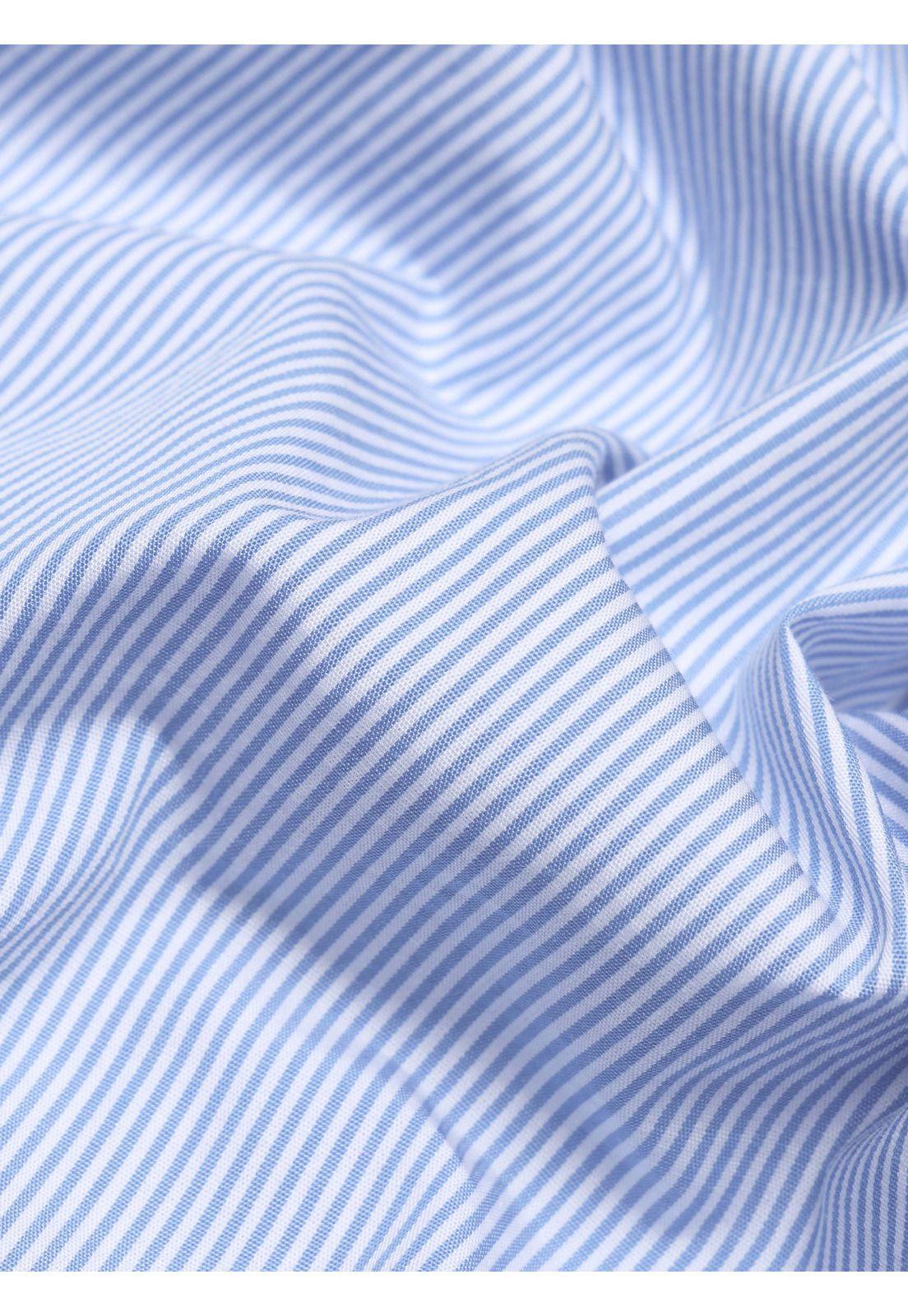 Camisa A Rayas Regular Fit Azul Arrow CM34015AZ-6