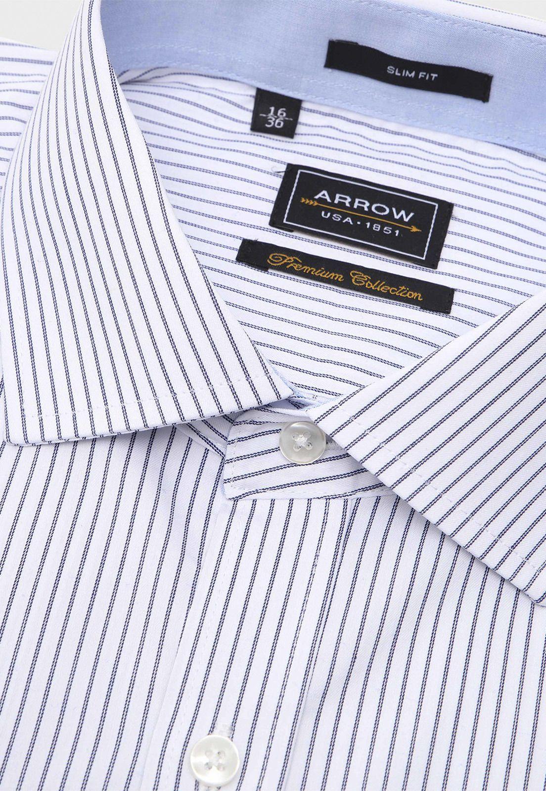 Camisa Formal Rayas Spandex Arrow-1