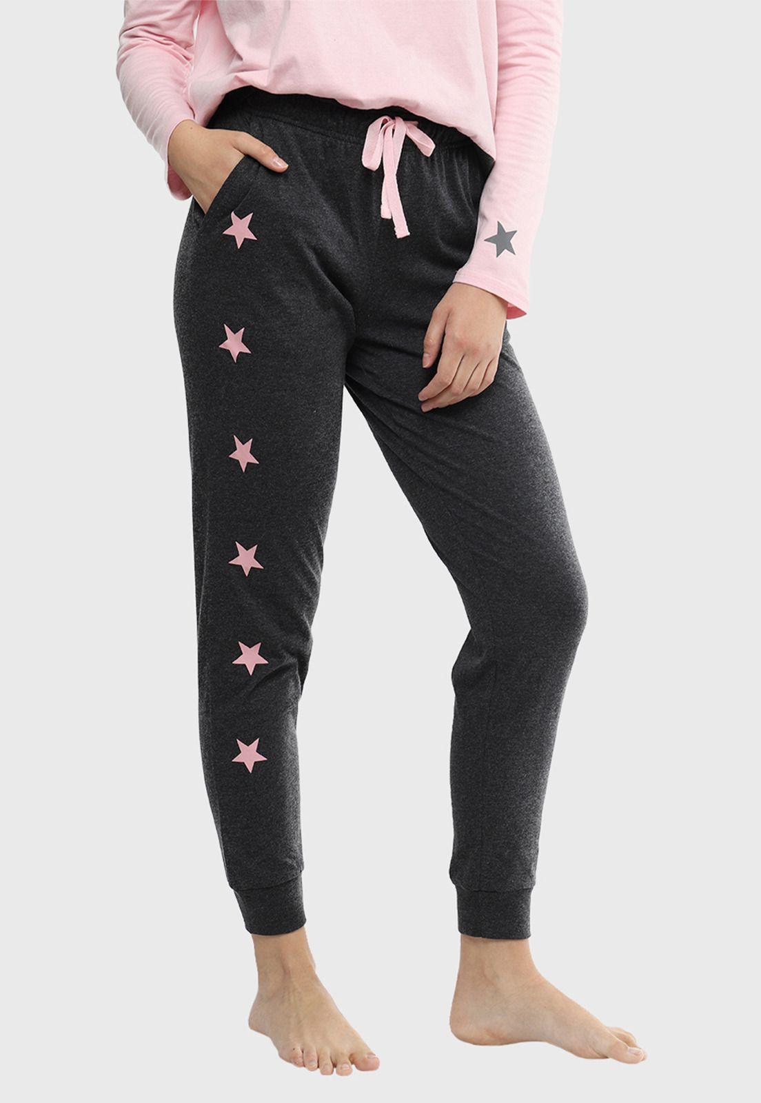 Pijama Conjunto Manga Larga Pantalón Largo SVPJM03RD-3
