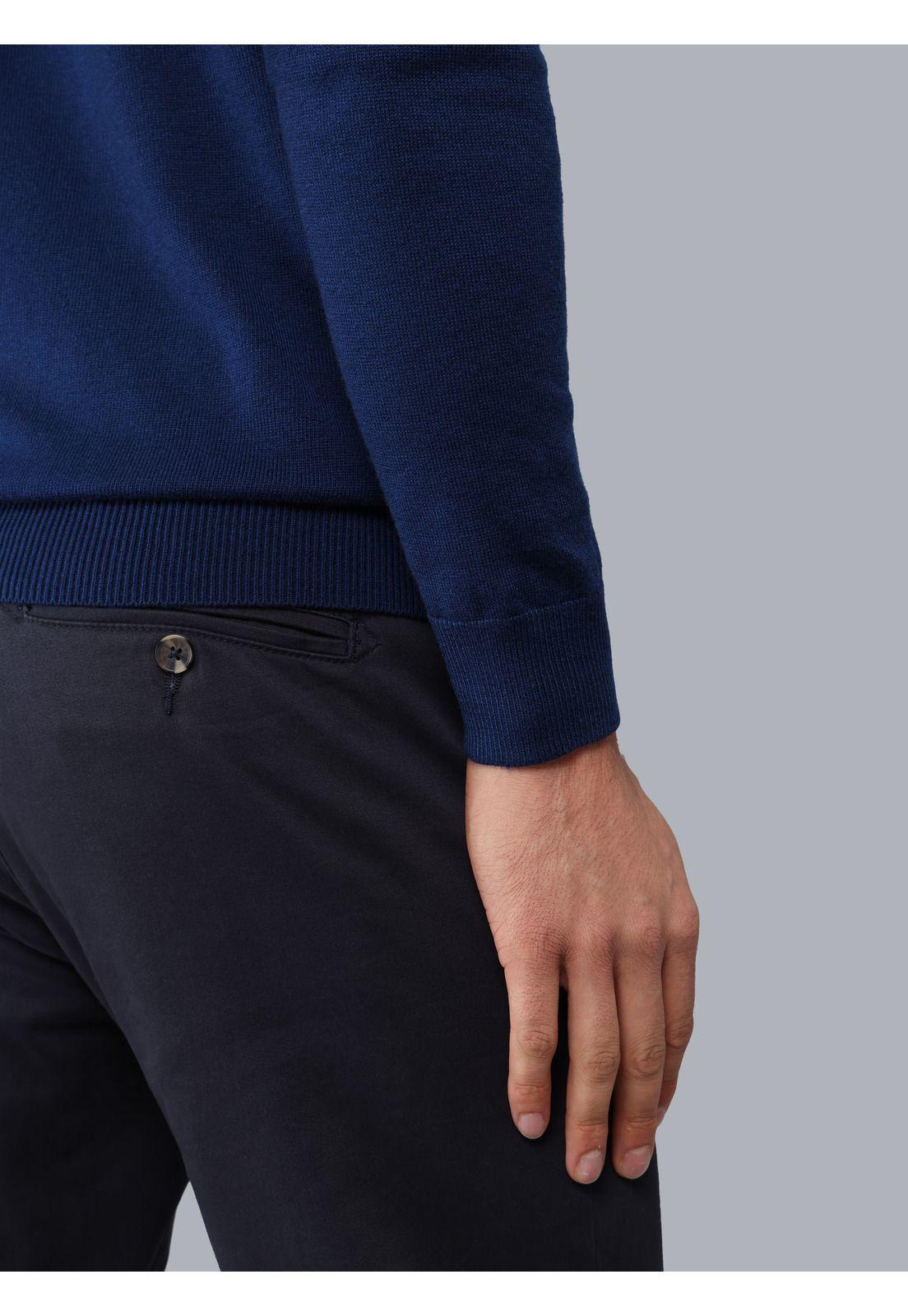 Sweater Cuello Alto Regular Fit Azul Piero Butti PBCII51AZ-4