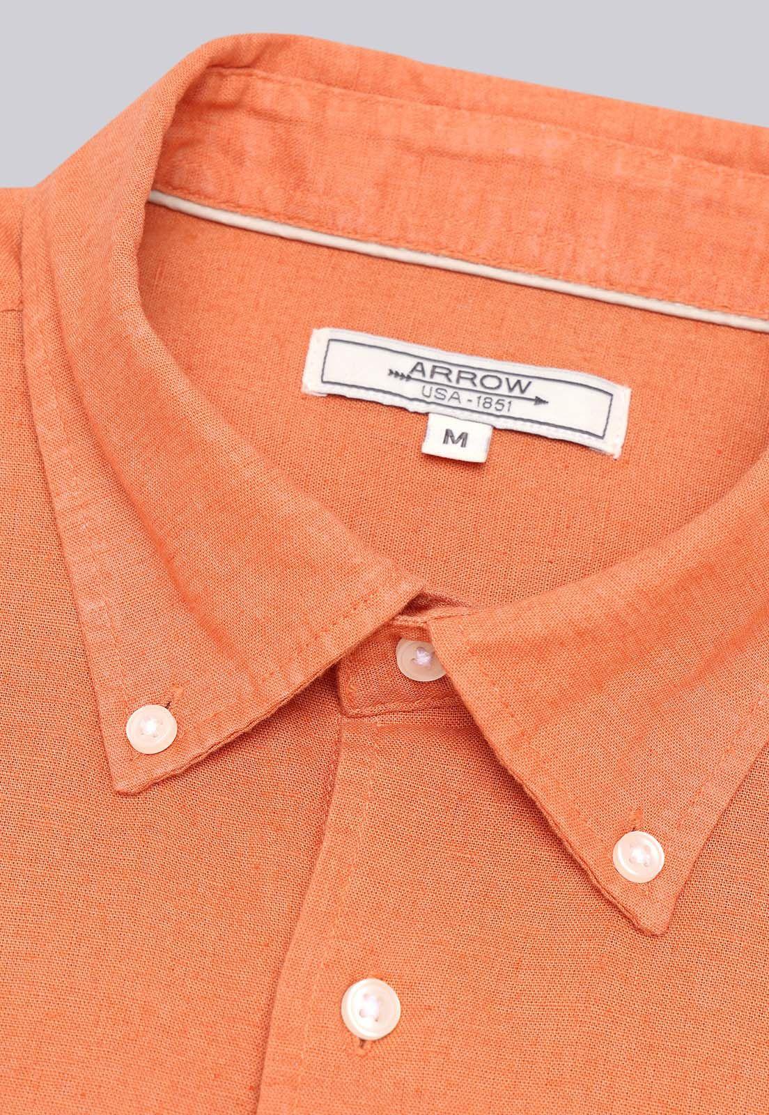 Camisa De Lino y Algodón Arrow CM32058NA-4