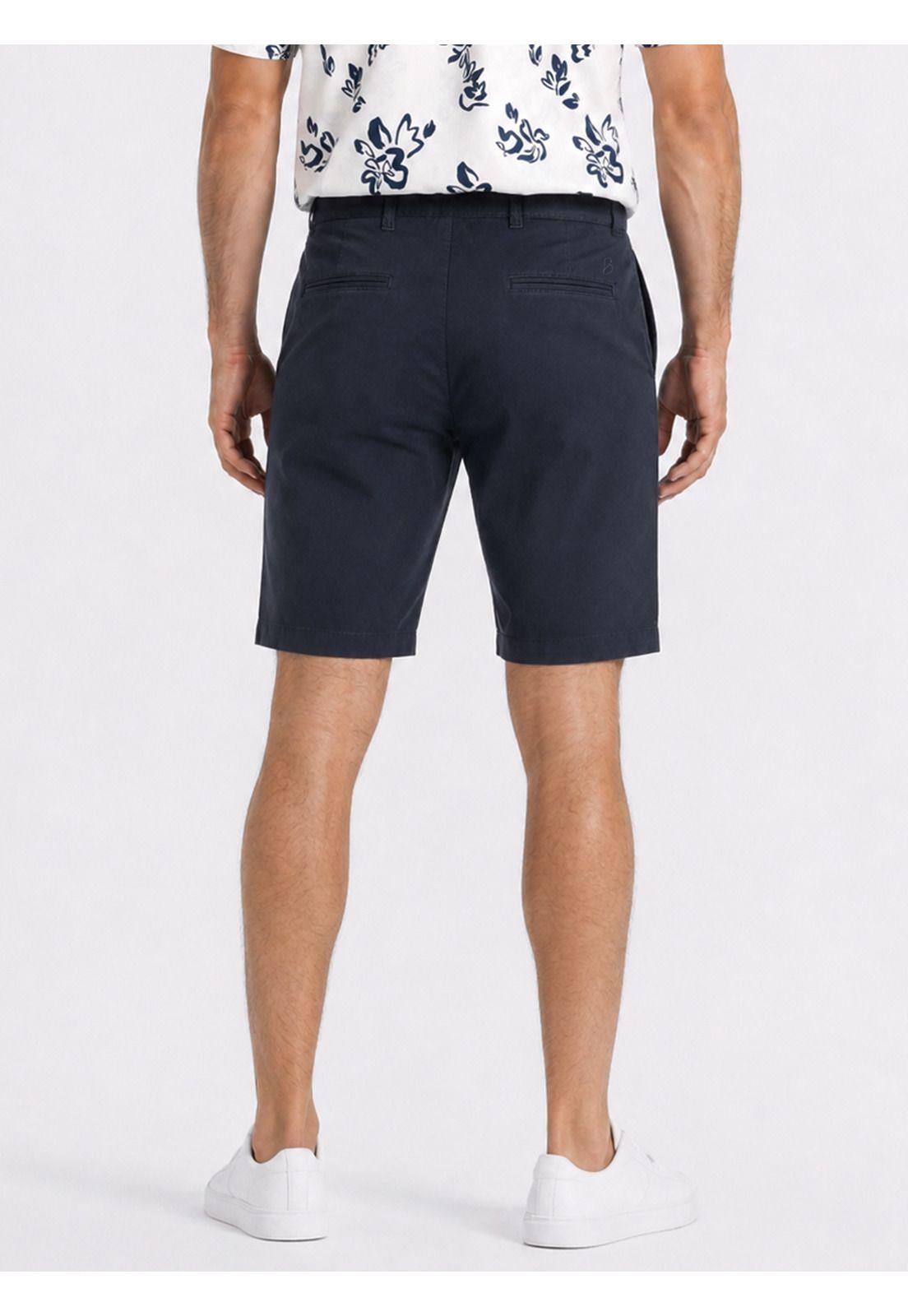 Bermuda Lisa Spandex Regular Fit Azul Marino Piero Butti PBDVC10NB-1