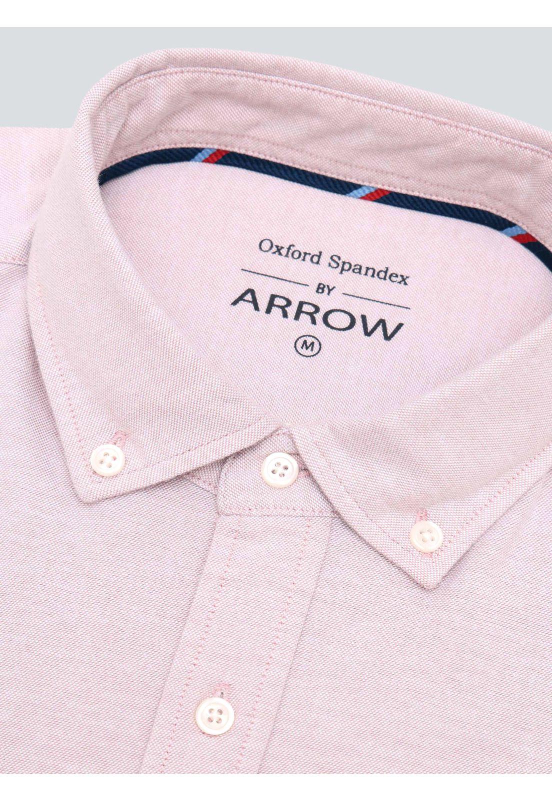 Camisa Oxford Spandex Regular fit Rojo Arrow CM33001RO-4