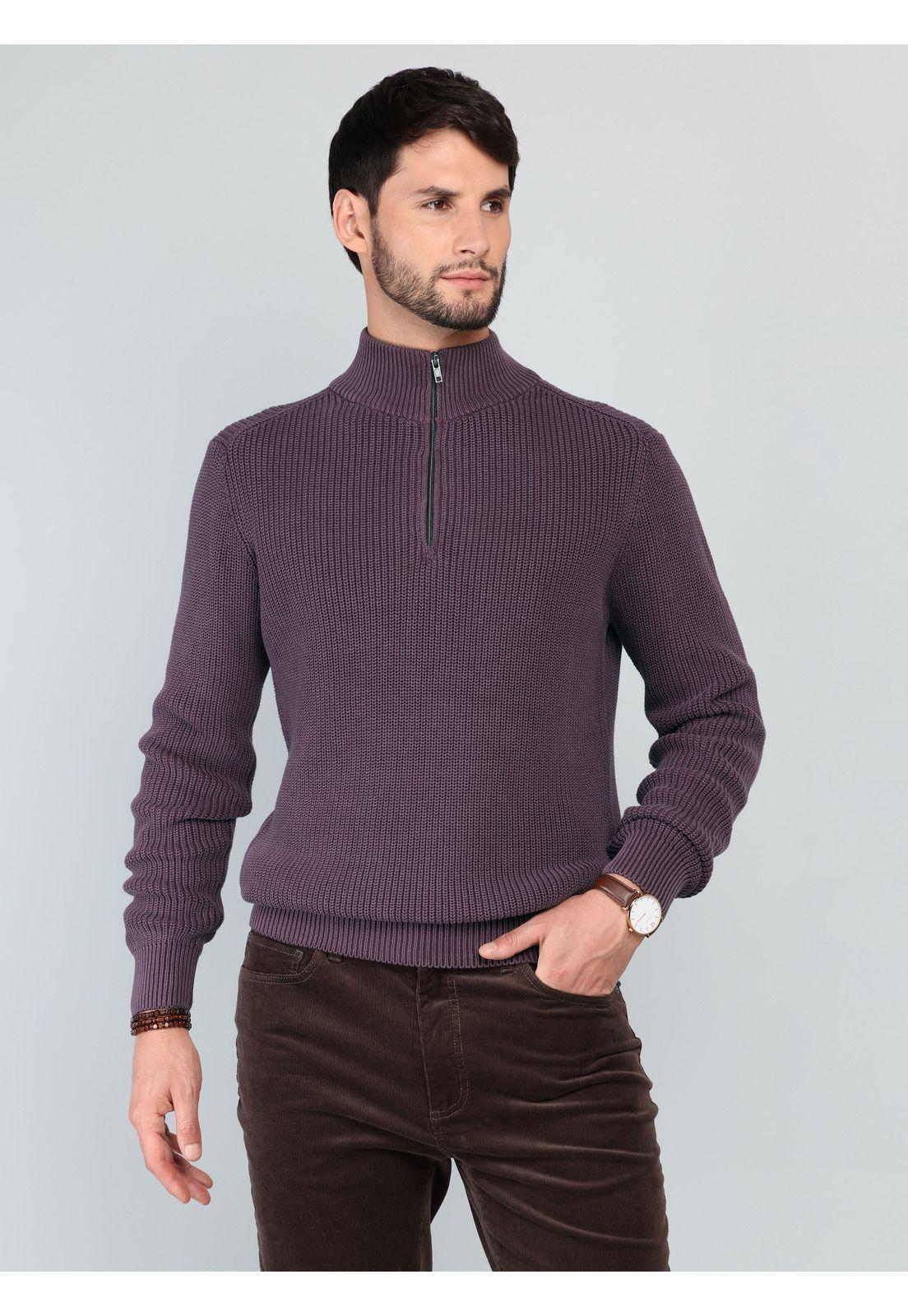 Sweater Stone Wash Regular Fit Burdeo Arrow SW33076BU-0