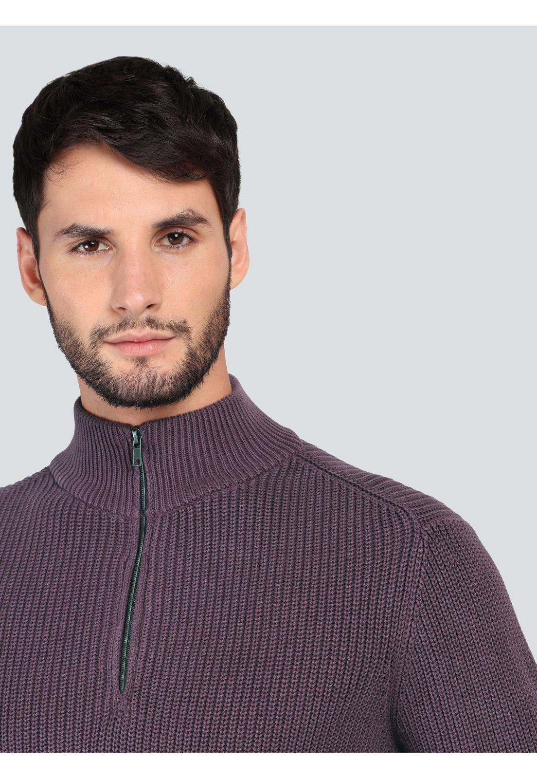 Sweater Stone Wash Regular Fit Burdeo Arrow SW33076BU-2