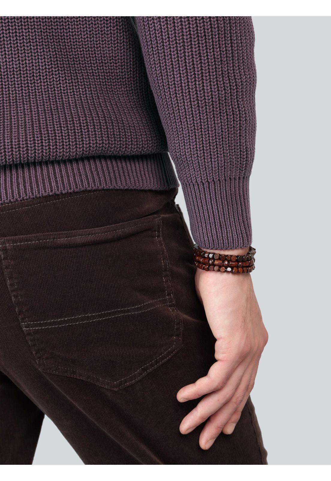 Sweater Stone Wash Regular Fit Burdeo Arrow SW33076BU-4