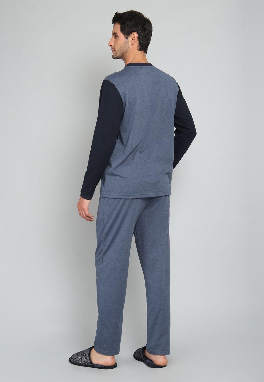 Pijama Largo Liso Arrow-1