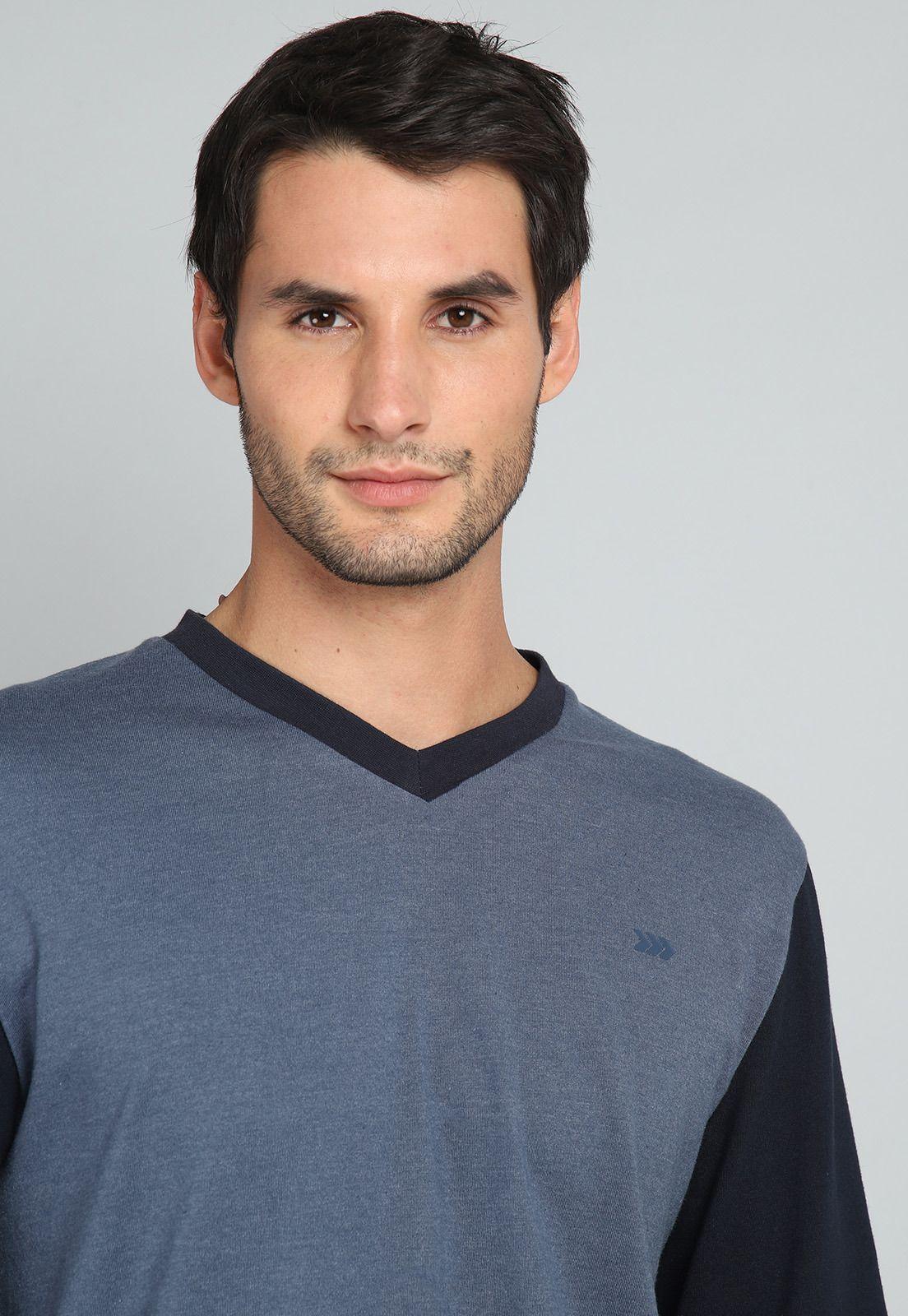 Pijama Largo Liso Arrow-3