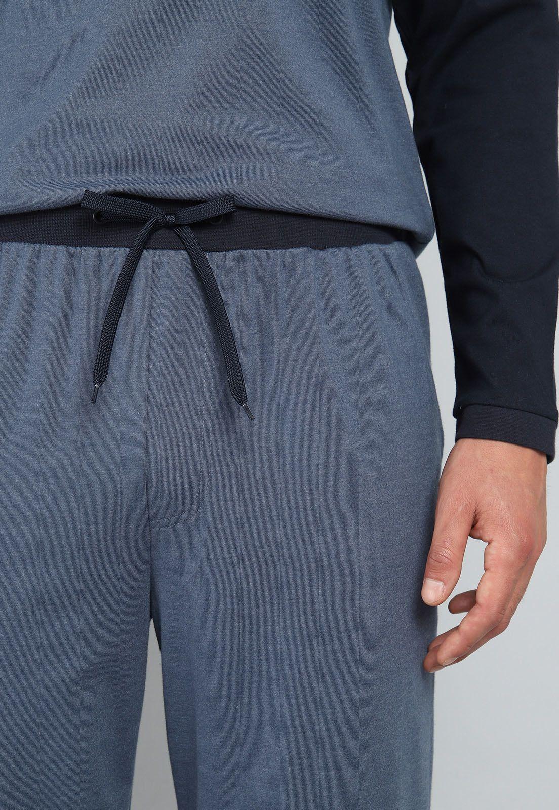 Pijama Largo Liso Arrow-5