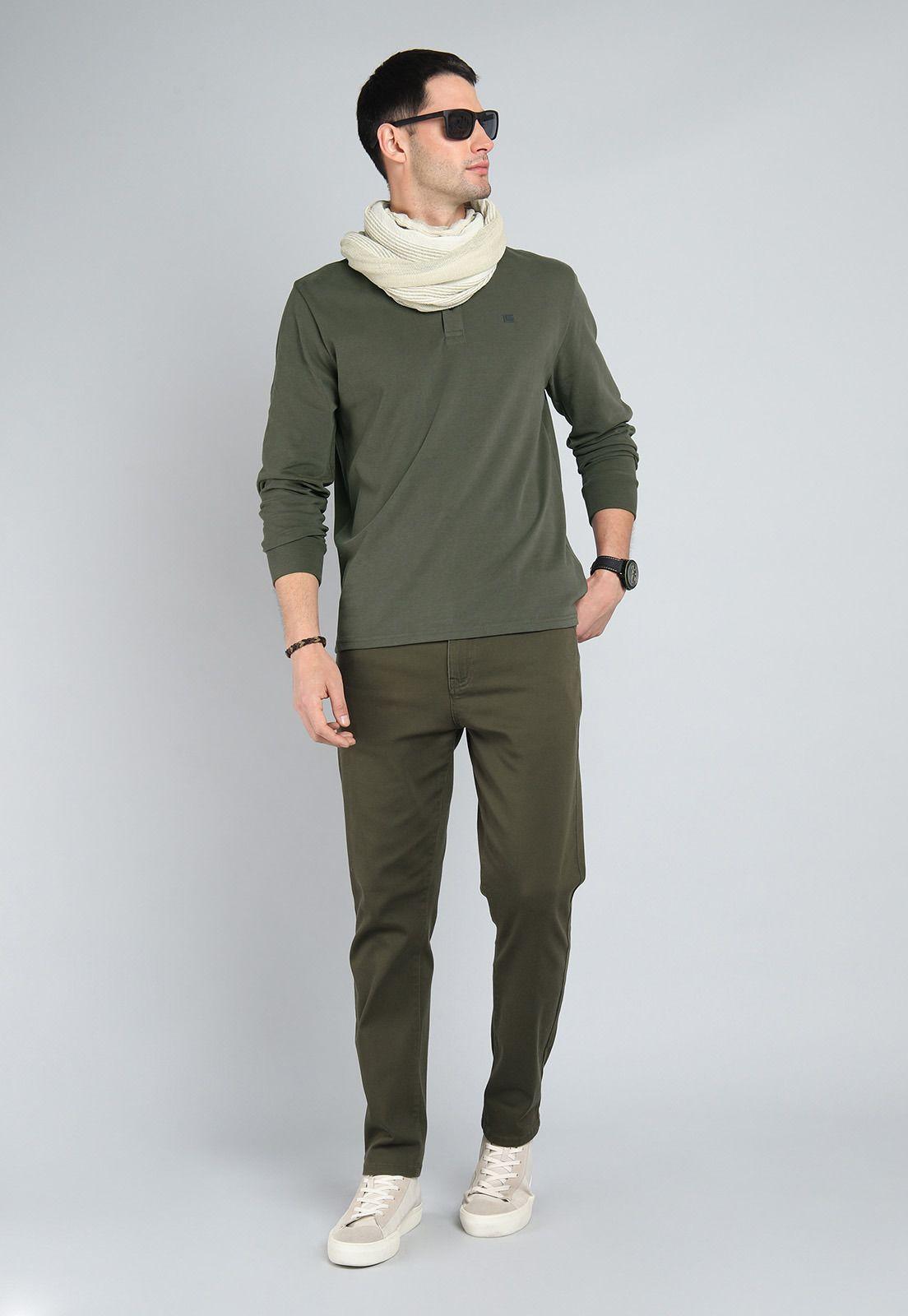Polera Cuello Polo Manga Larga Guy Laroche GLBIK49VE-3