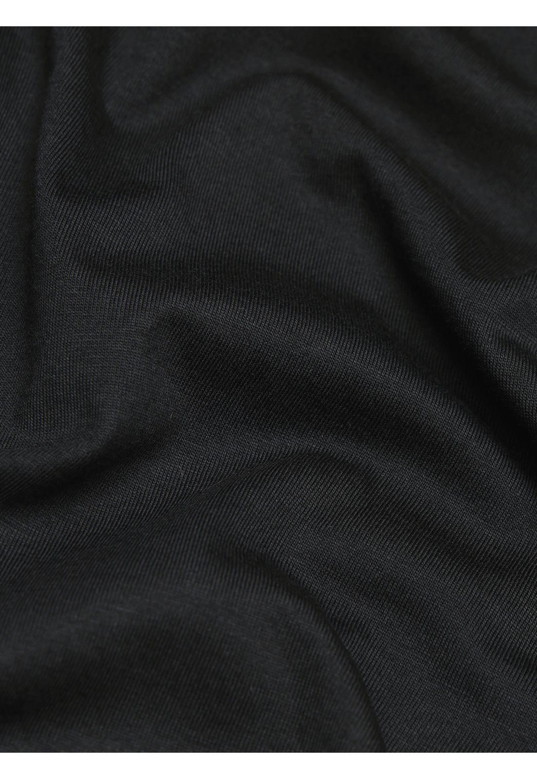 Polera Algodón-Modal Lisa Regular Fit Negro Arrow PO34042NE-5