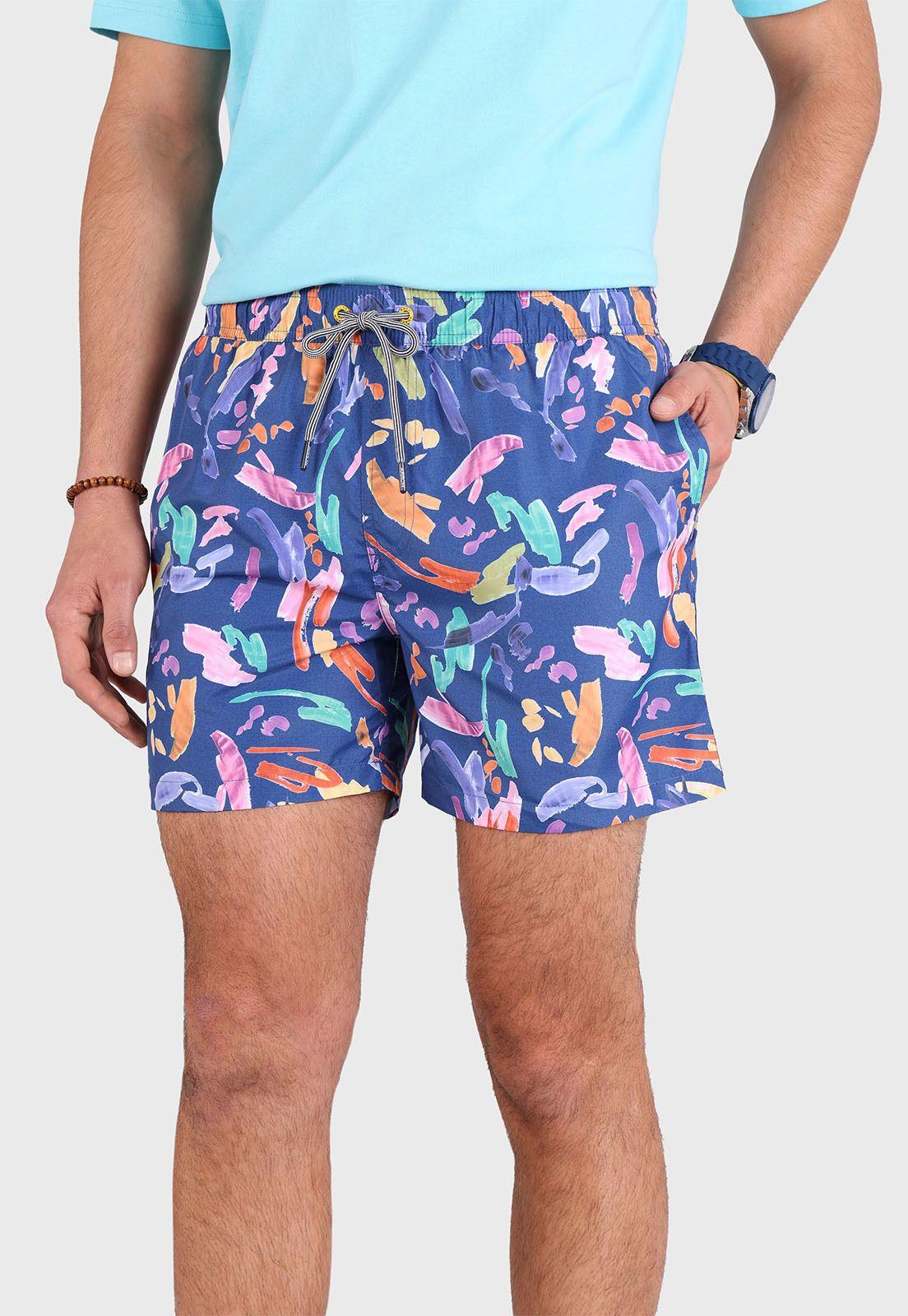 Short De Baño Estampado Arrow-0