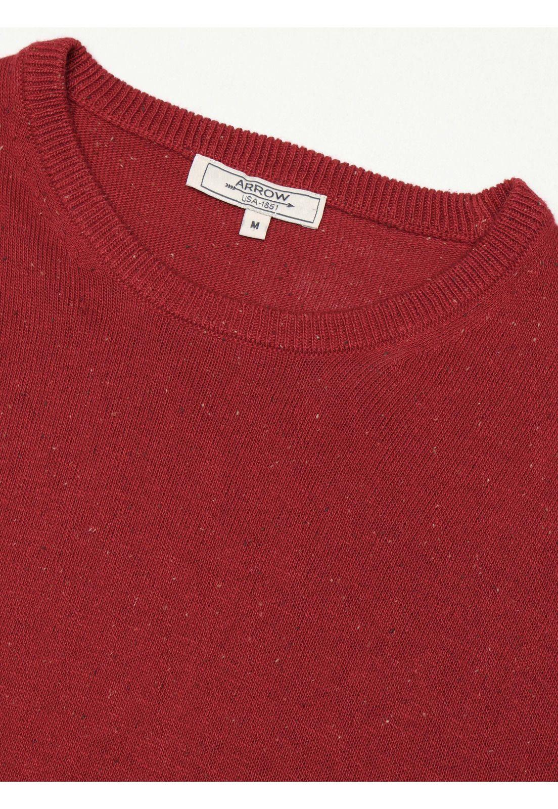 Sweater Cuello Redondo Regular Fit Rojo Arrow SW33090RO-4