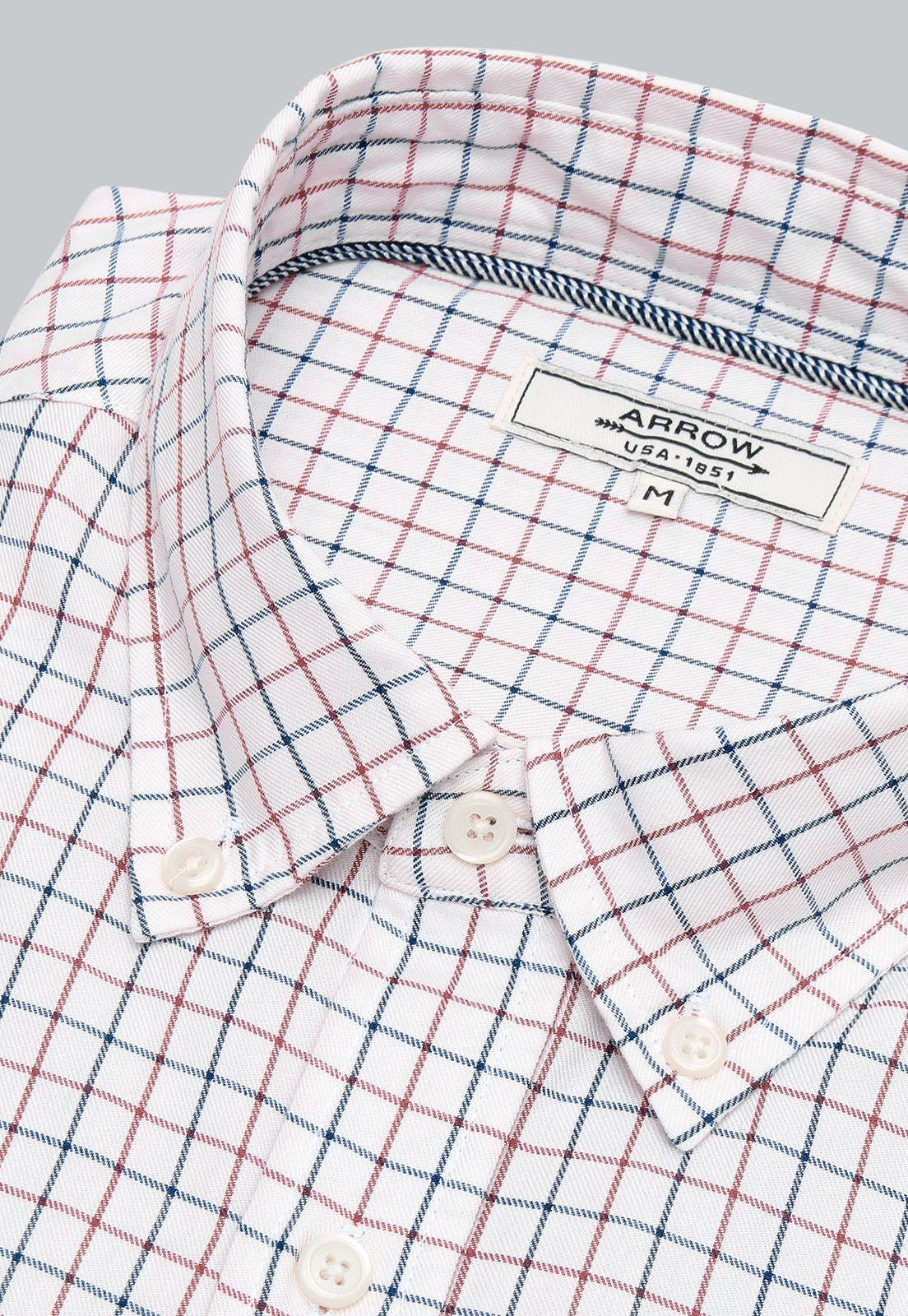 Camisa Cuadros Manga Larga Arrow CM31004NB-4